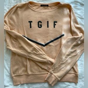WILDFOX TGIF sweatshirt size S
